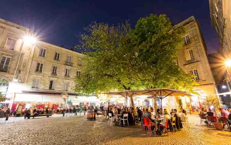 vieux, bordeaux, place, saint